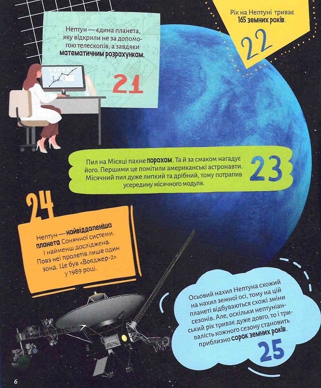 Космос. 100 цікавих фактів. 132 наліпки