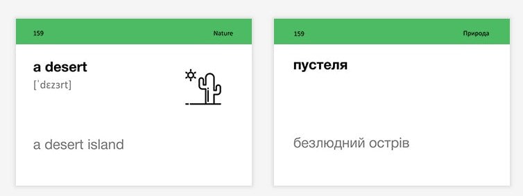 Картки англійських слів. Рівень A2–Pre-Intermediate