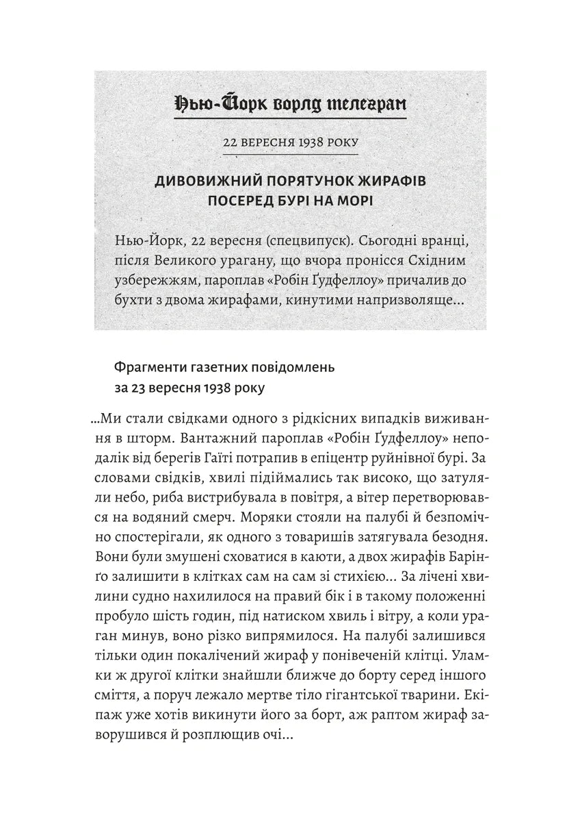 На захід із жирафами