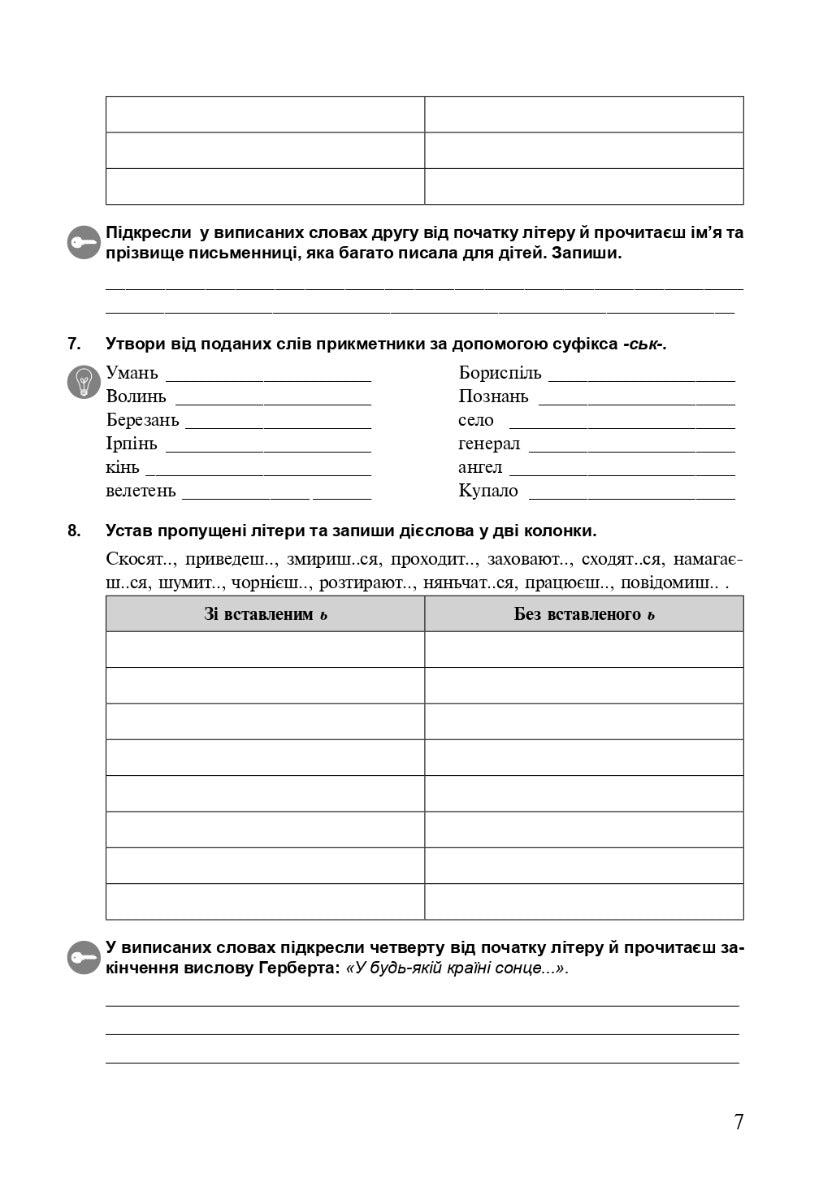 Українська мова. 5 клас. Робочий зошит. Частина 2